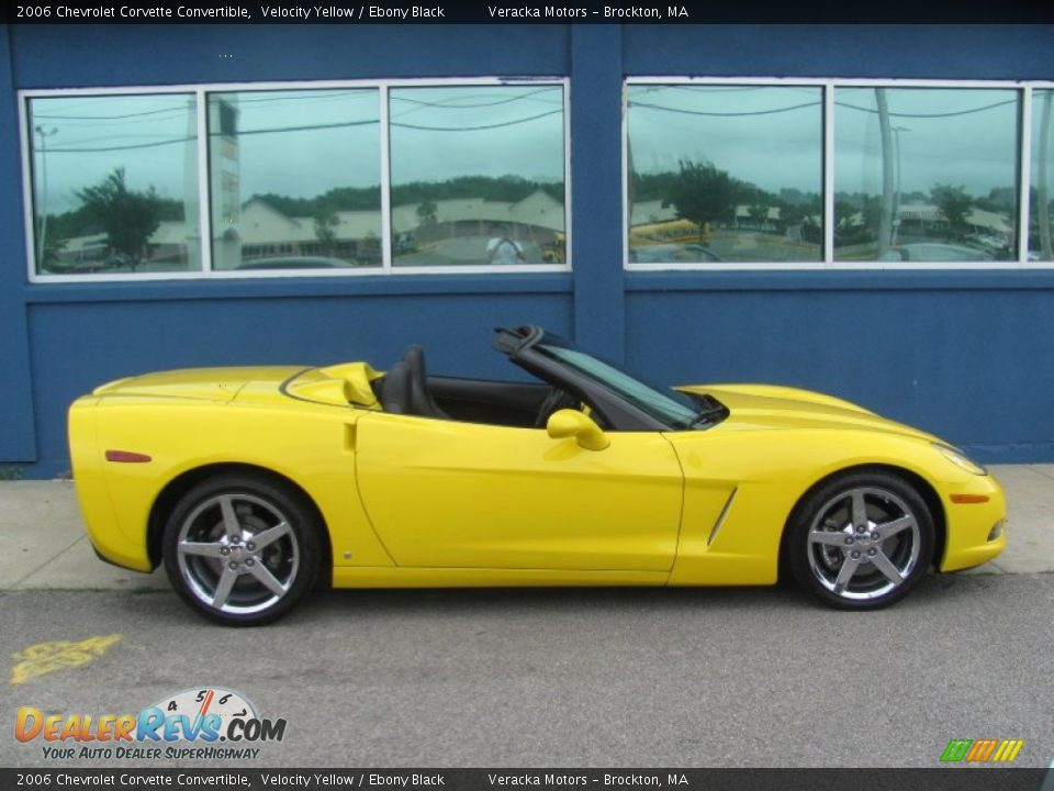 2006 Chevrolet Corvette Convertible Velocity Yellow / Ebony Black Photo #7