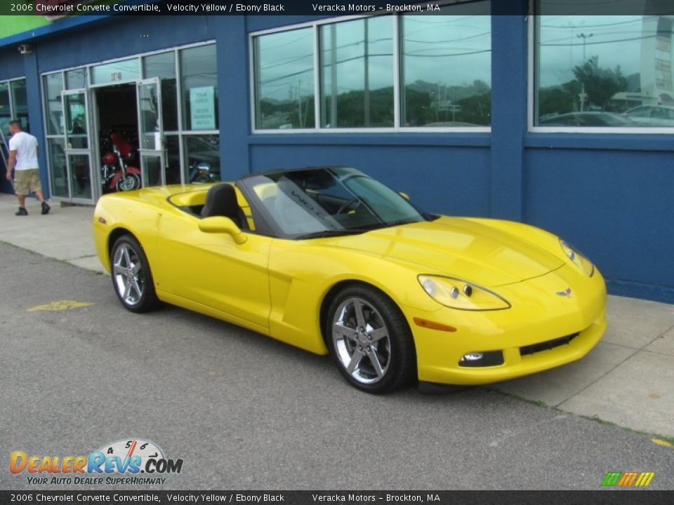 2006 Chevrolet Corvette Convertible Velocity Yellow / Ebony Black Photo #8