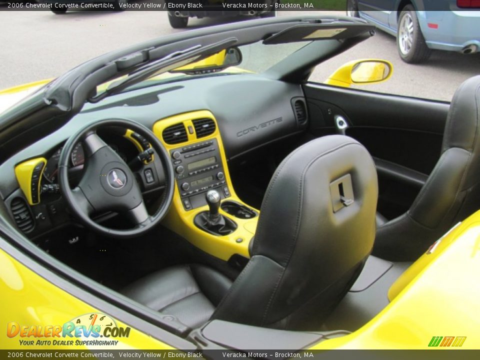 2006 Chevrolet Corvette Convertible Velocity Yellow / Ebony Black Photo #10