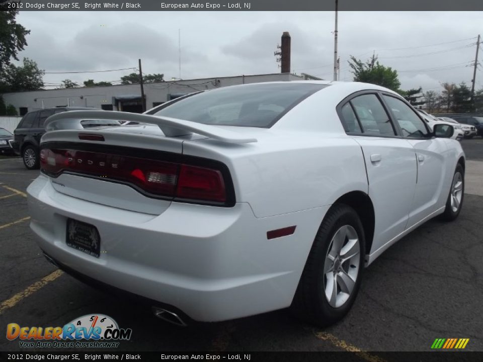 2012 Dodge Charger SE Bright White / Black Photo #4