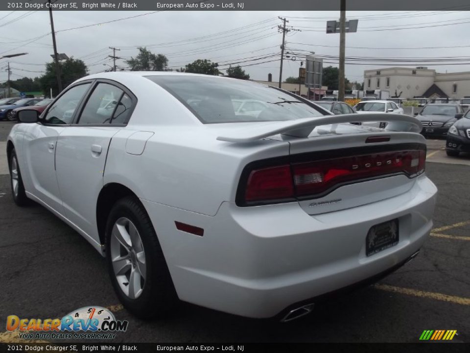 2012 Dodge Charger SE Bright White / Black Photo #6