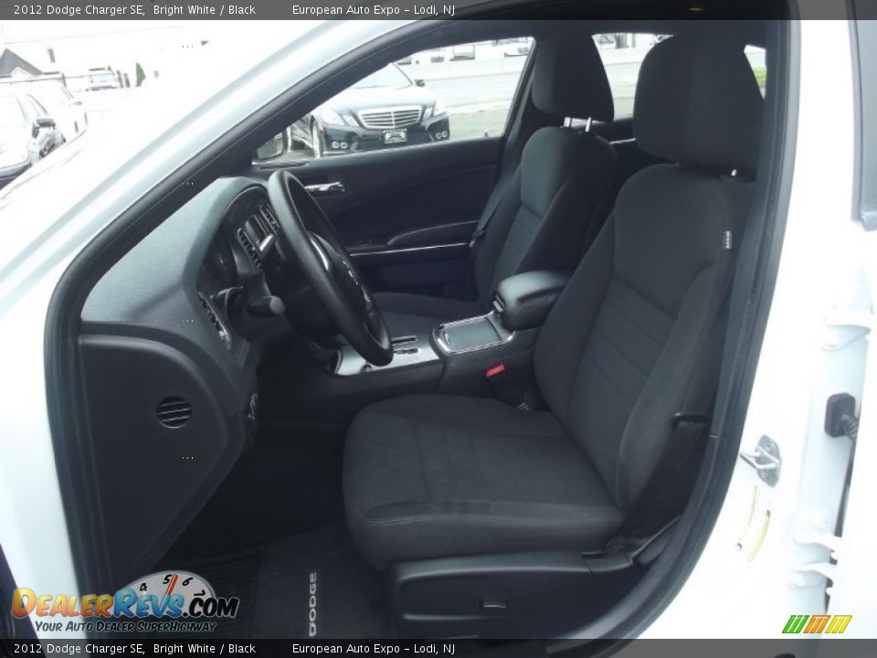 2012 Dodge Charger SE Bright White / Black Photo #10