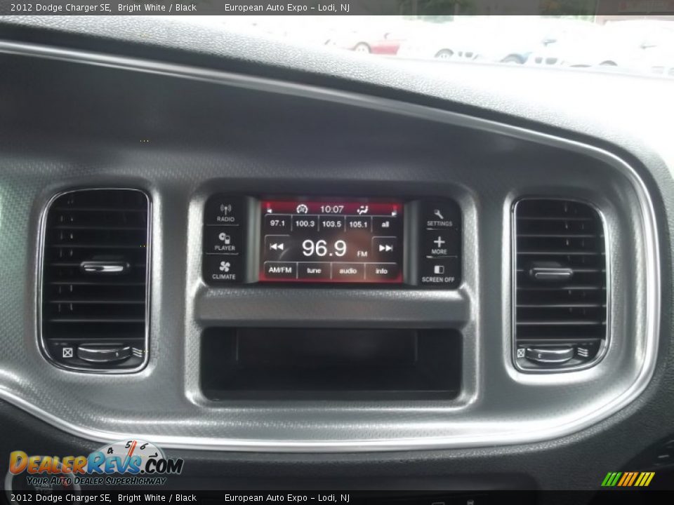 2012 Dodge Charger SE Bright White / Black Photo #16