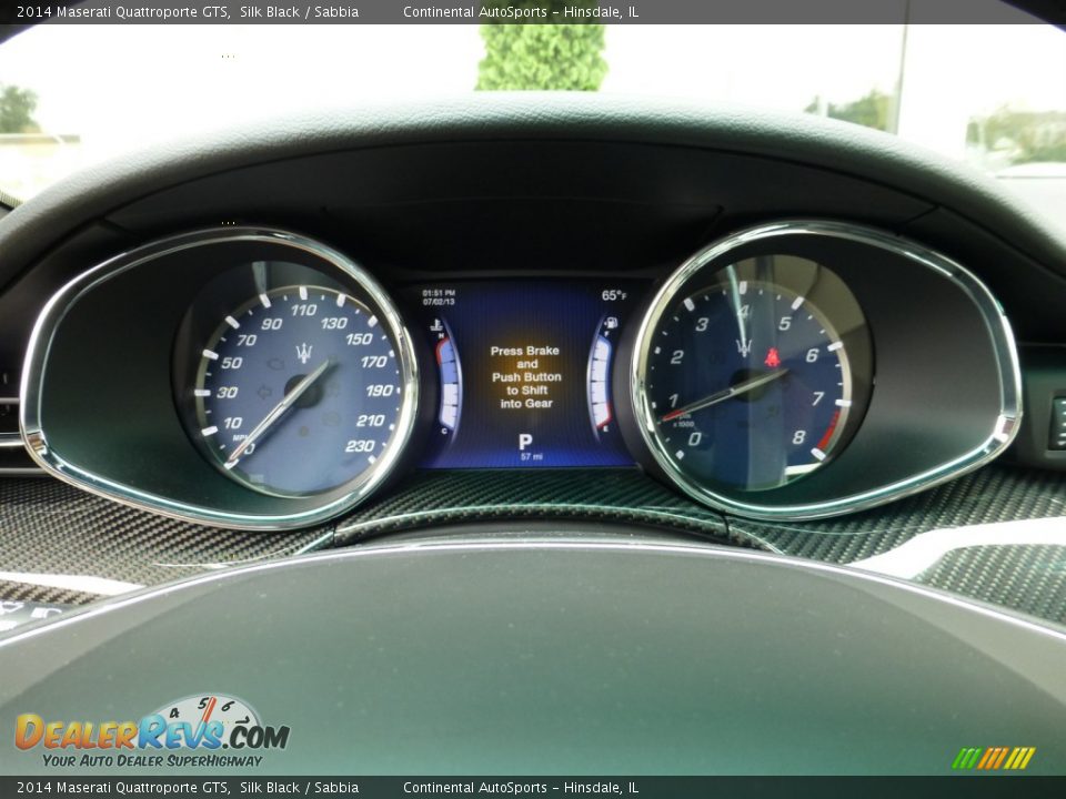 2014 Maserati Quattroporte GTS Gauges Photo #21