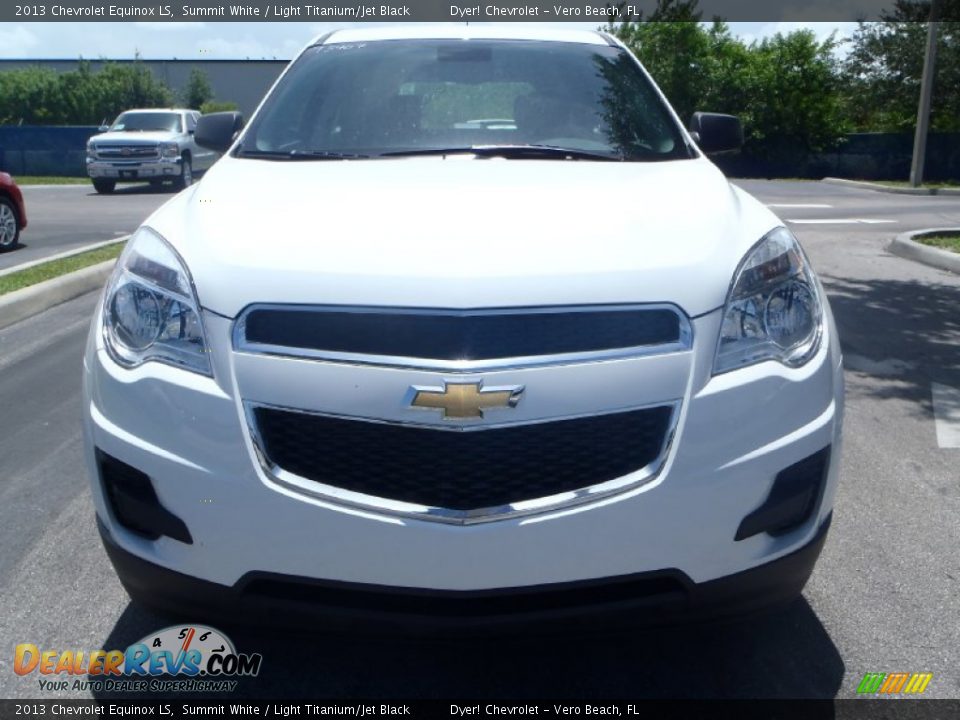 2013 Chevrolet Equinox LS Summit White / Light Titanium/Jet Black Photo #5