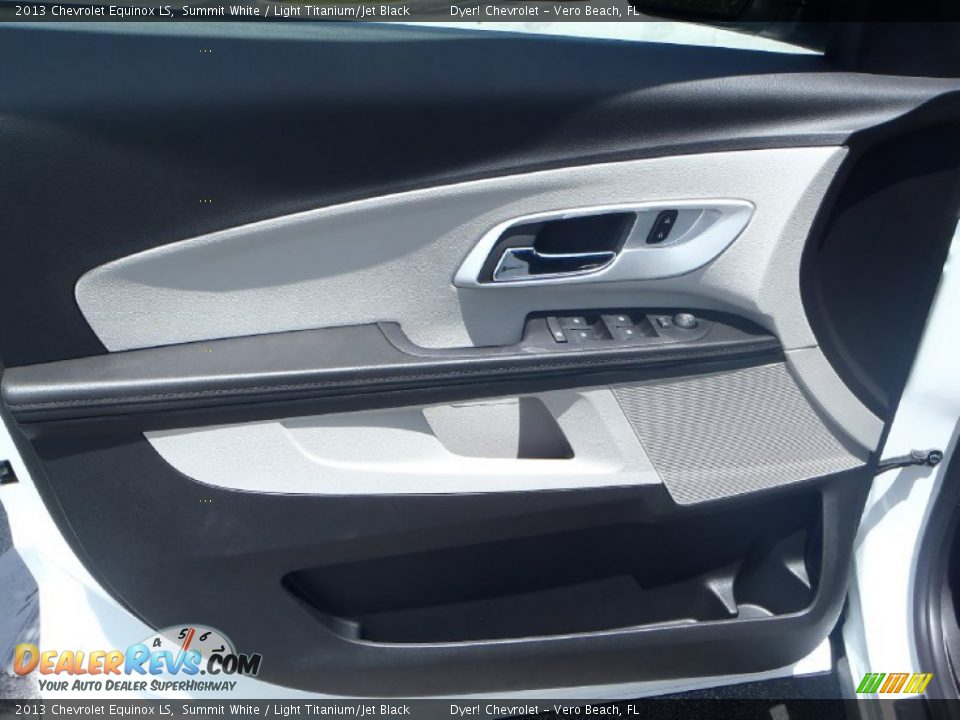 2013 Chevrolet Equinox LS Summit White / Light Titanium/Jet Black Photo #8