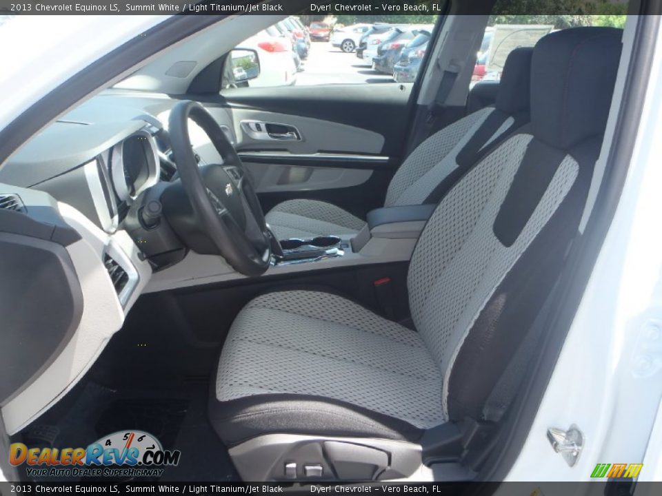 2013 Chevrolet Equinox LS Summit White / Light Titanium/Jet Black Photo #9