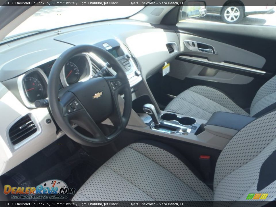 2013 Chevrolet Equinox LS Summit White / Light Titanium/Jet Black Photo #11