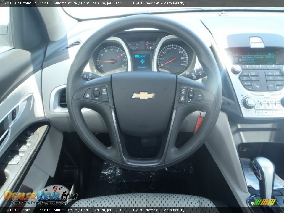2013 Chevrolet Equinox LS Summit White / Light Titanium/Jet Black Photo #12