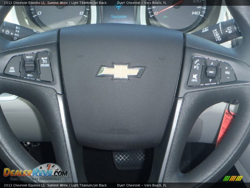 2013 Chevrolet Equinox LS Summit White / Light Titanium/Jet Black Photo #13