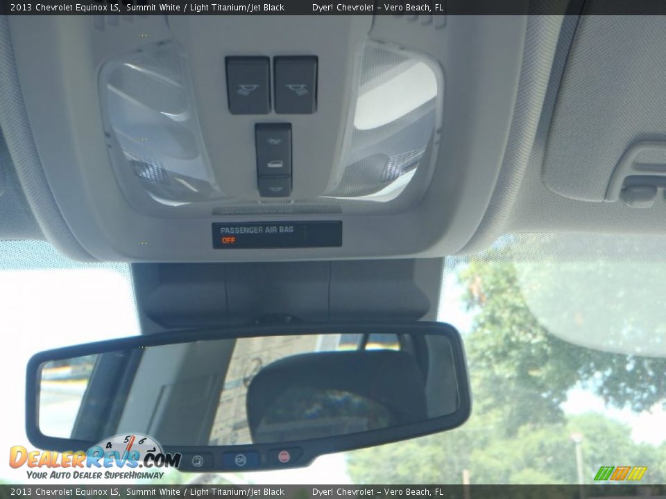 2013 Chevrolet Equinox LS Summit White / Light Titanium/Jet Black Photo #14