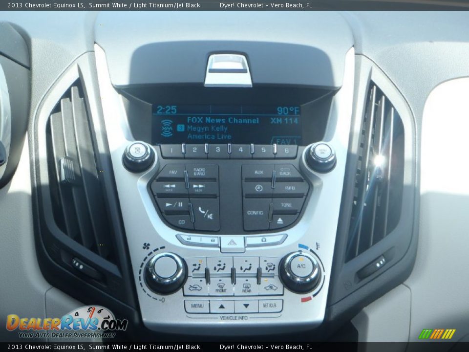 2013 Chevrolet Equinox LS Summit White / Light Titanium/Jet Black Photo #15