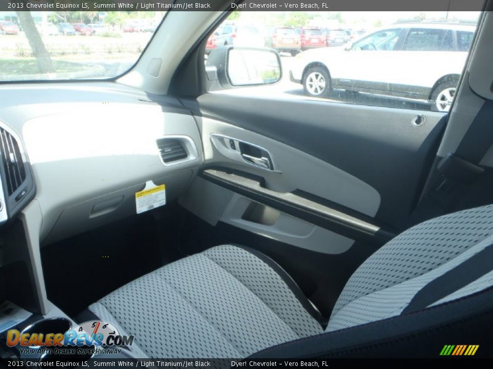 2013 Chevrolet Equinox LS Summit White / Light Titanium/Jet Black Photo #17