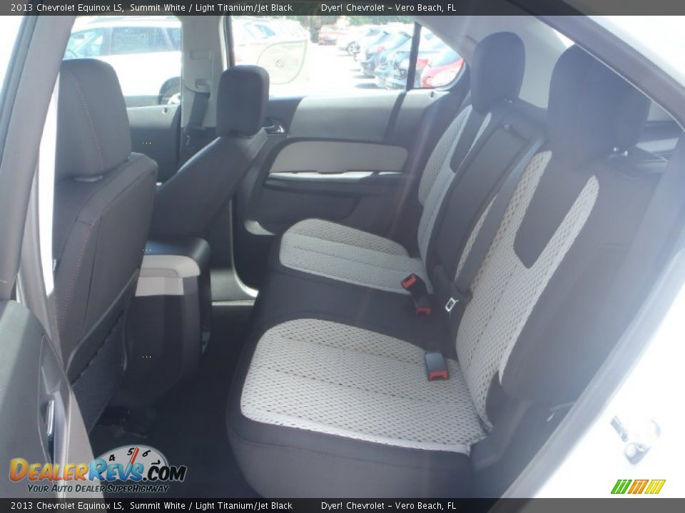 2013 Chevrolet Equinox LS Summit White / Light Titanium/Jet Black Photo #19