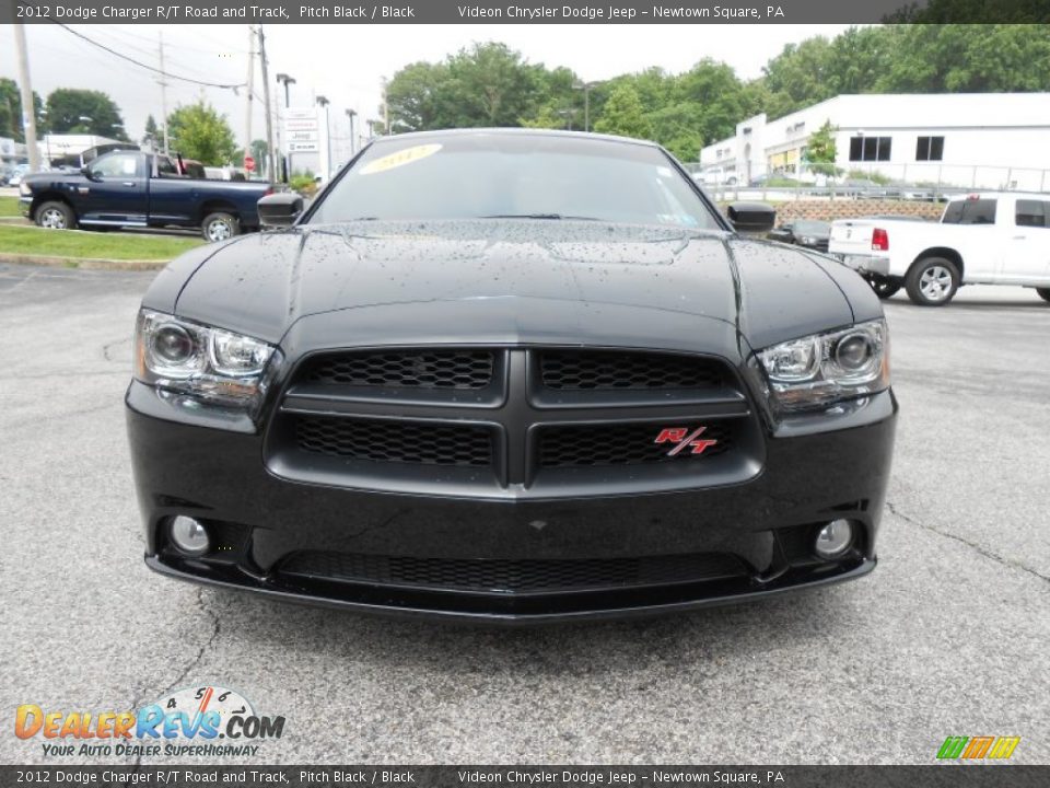2012 Dodge Charger R/T Road and Track Pitch Black / Black Photo #2