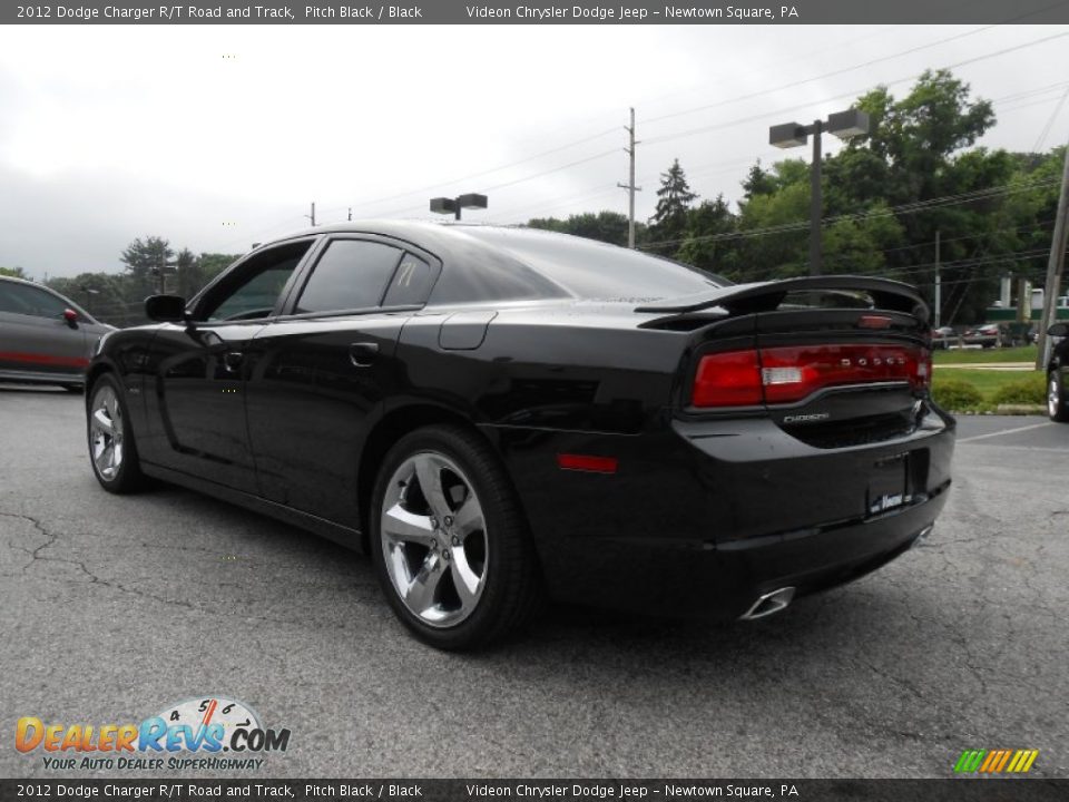 2012 Dodge Charger R/T Road and Track Pitch Black / Black Photo #5