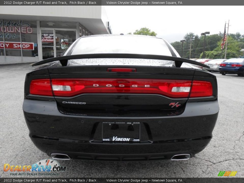 2012 Dodge Charger R/T Road and Track Pitch Black / Black Photo #6