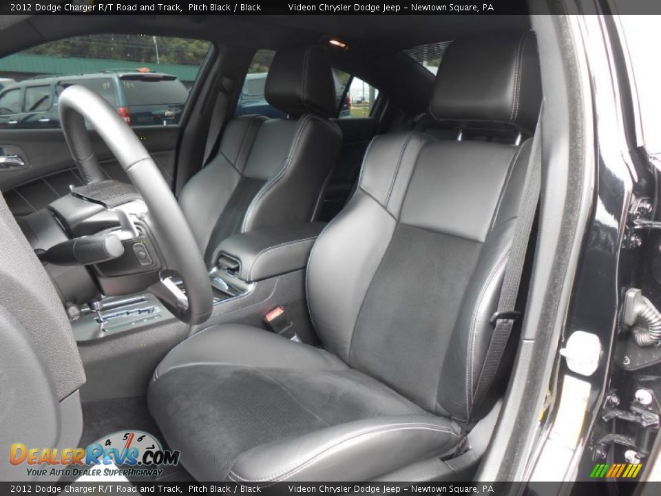 2012 Dodge Charger R/T Road and Track Pitch Black / Black Photo #11