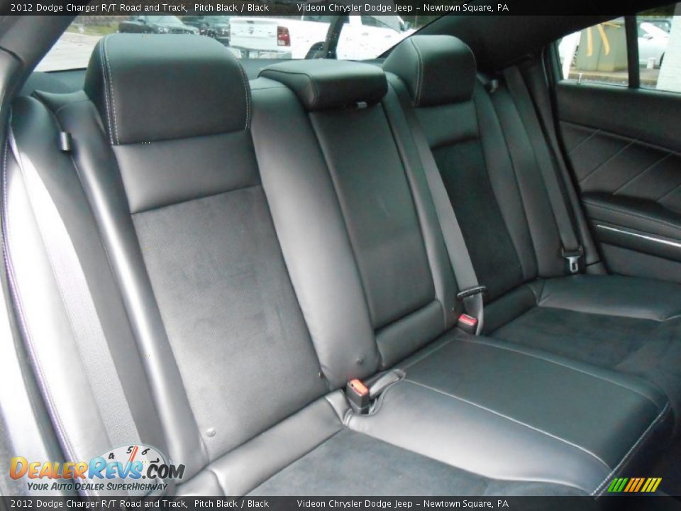 2012 Dodge Charger R/T Road and Track Pitch Black / Black Photo #15
