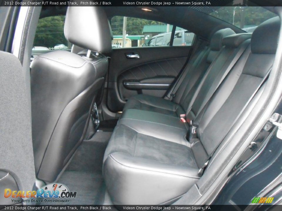 2012 Dodge Charger R/T Road and Track Pitch Black / Black Photo #17