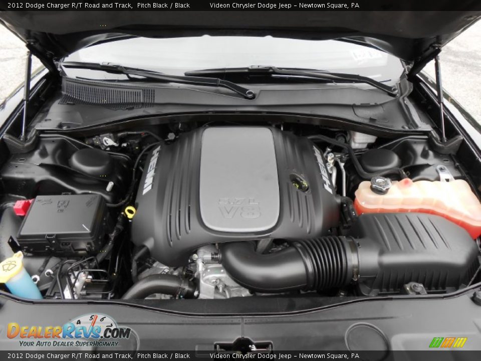 2012 Dodge Charger R/T Road and Track Pitch Black / Black Photo #20