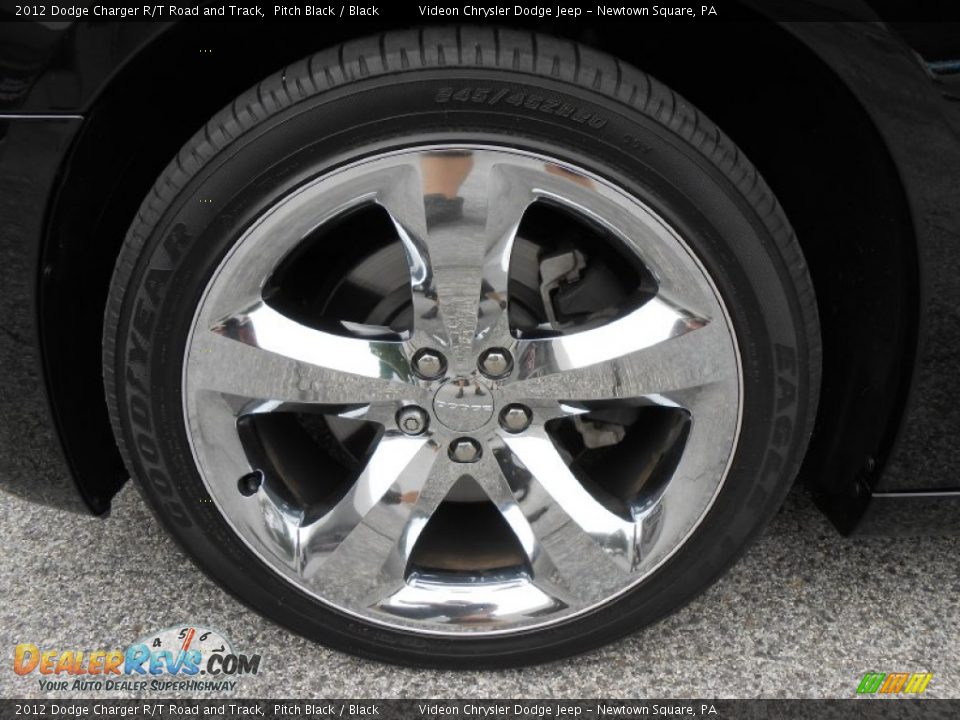 2012 Dodge Charger R/T Road and Track Pitch Black / Black Photo #21