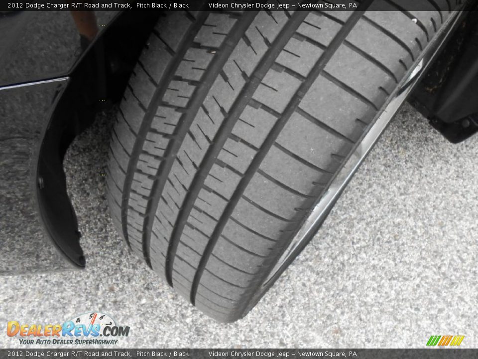 2012 Dodge Charger R/T Road and Track Pitch Black / Black Photo #22