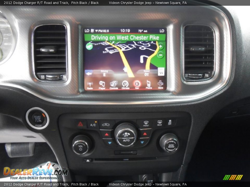 2012 Dodge Charger R/T Road and Track Pitch Black / Black Photo #23
