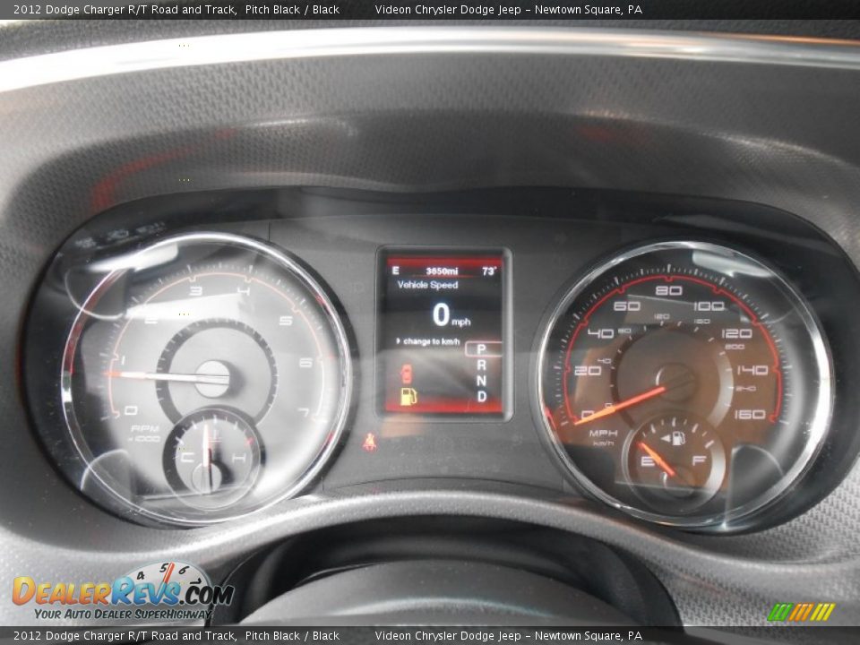 2012 Dodge Charger R/T Road and Track Pitch Black / Black Photo #25
