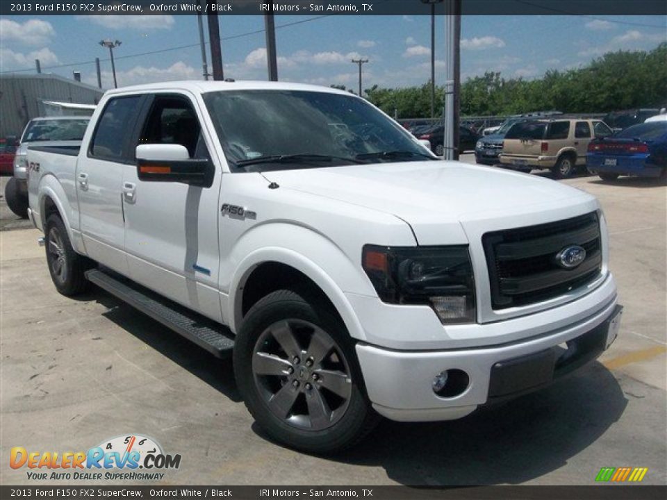 2013 Ford F150 FX2 SuperCrew Oxford White / Black Photo #7