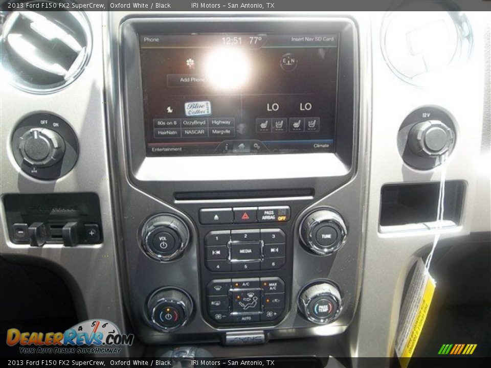 2013 Ford F150 FX2 SuperCrew Oxford White / Black Photo #24