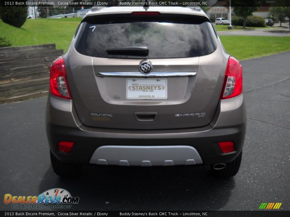 2013 Buick Encore Premium Cocoa Silver Metallic / Ebony Photo #5