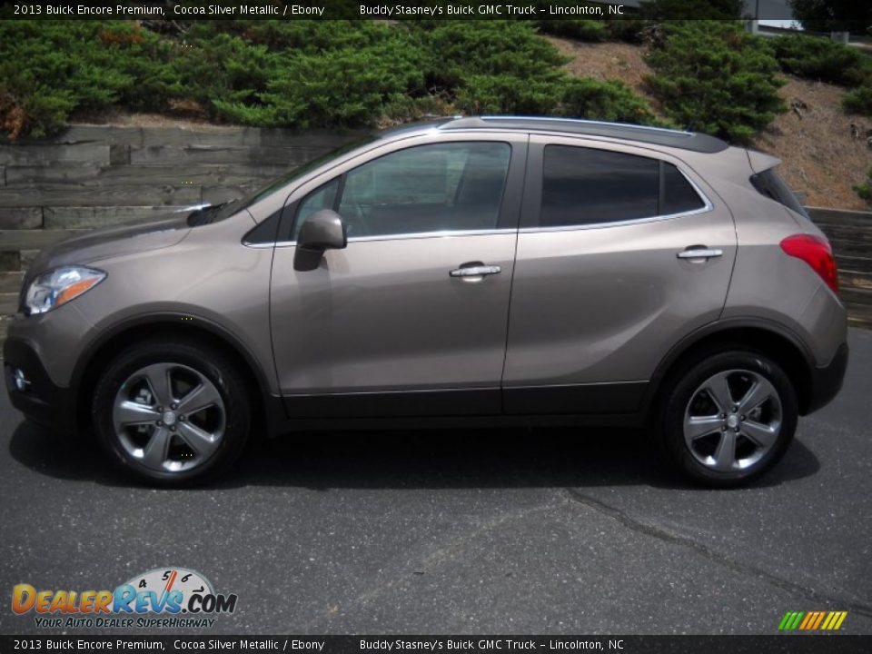 2013 Buick Encore Premium Cocoa Silver Metallic / Ebony Photo #6