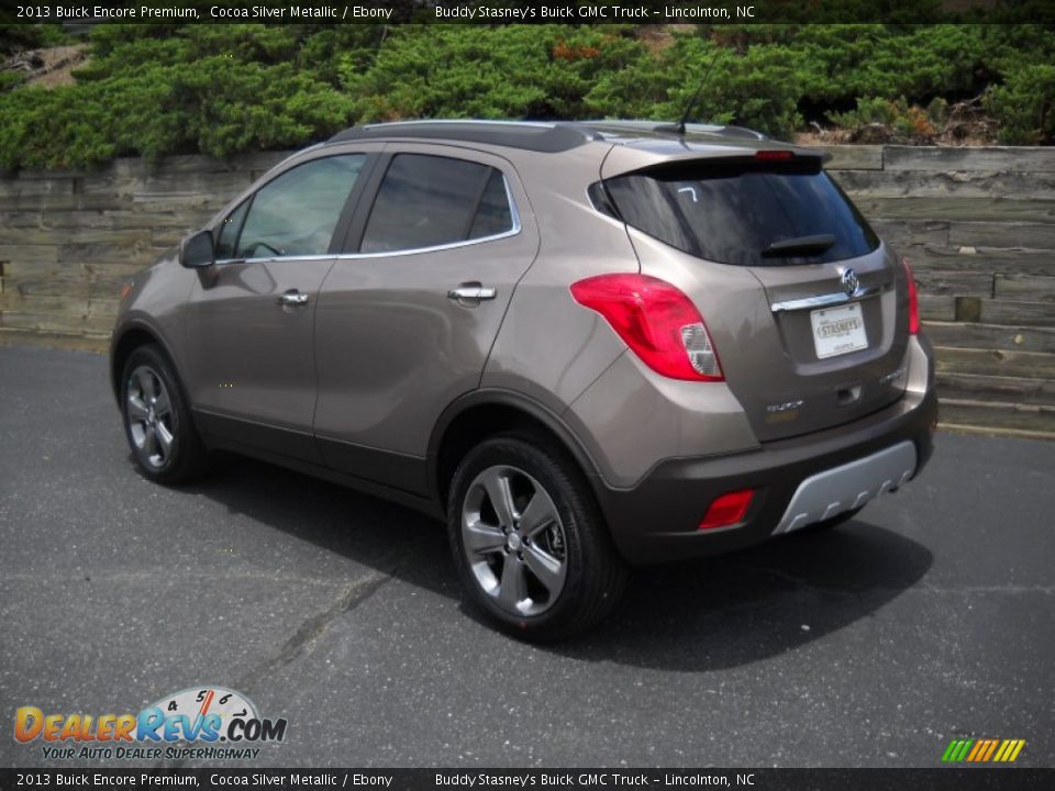 2013 Buick Encore Premium Cocoa Silver Metallic / Ebony Photo #7