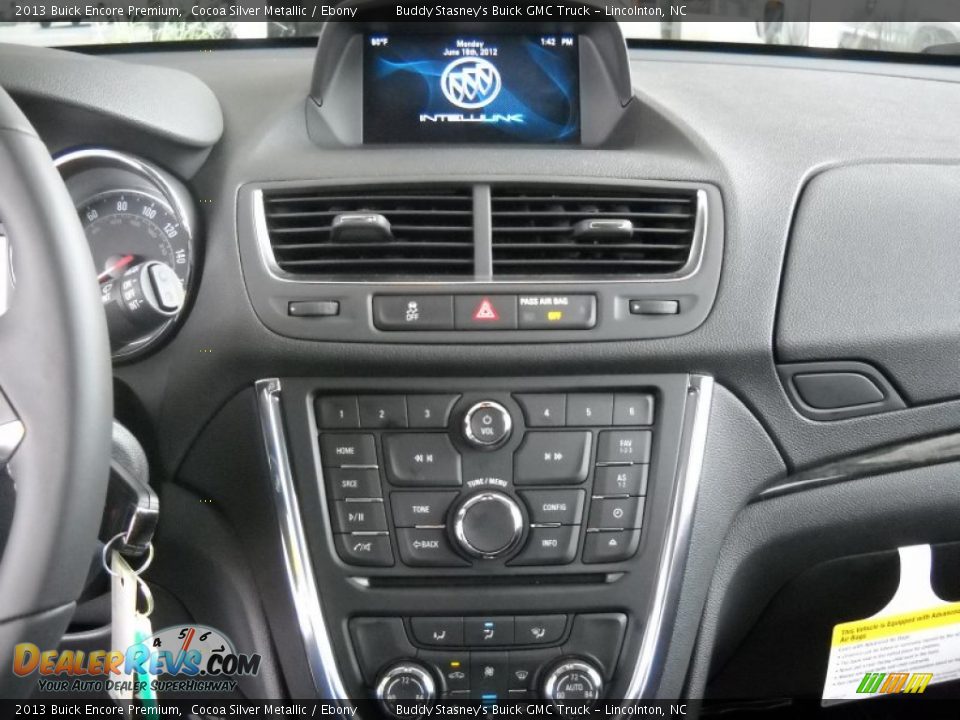 2013 Buick Encore Premium Cocoa Silver Metallic / Ebony Photo #13