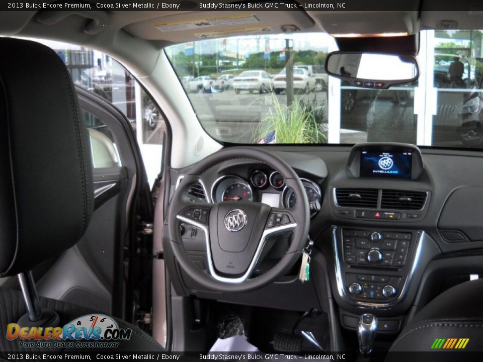 2013 Buick Encore Premium Cocoa Silver Metallic / Ebony Photo #17