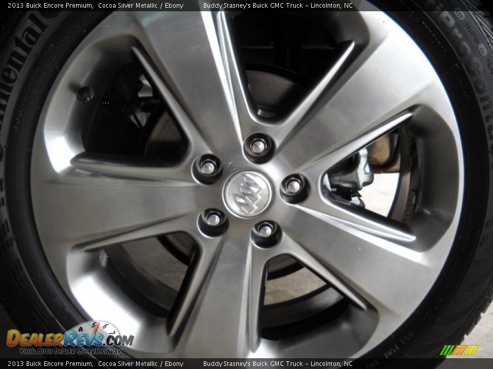 2013 Buick Encore Premium Cocoa Silver Metallic / Ebony Photo #18