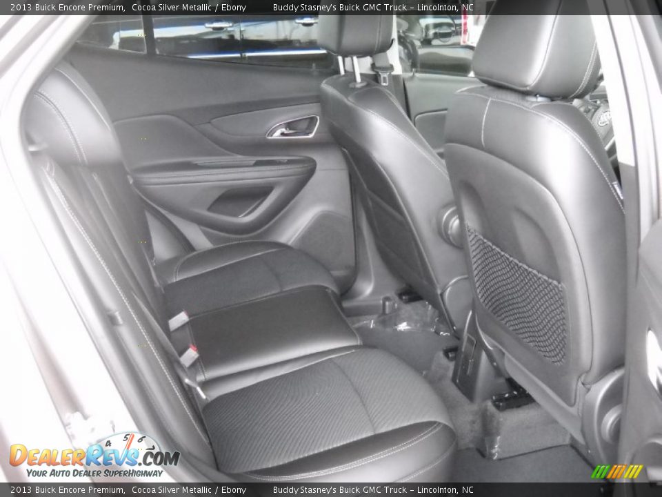 2013 Buick Encore Premium Cocoa Silver Metallic / Ebony Photo #22