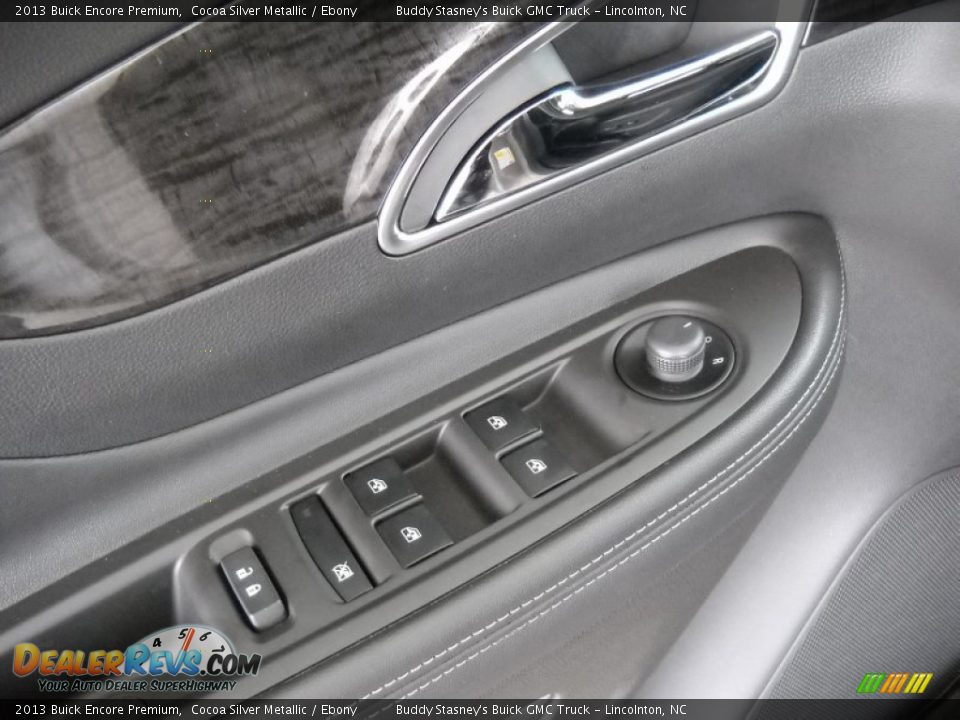 2013 Buick Encore Premium Cocoa Silver Metallic / Ebony Photo #25