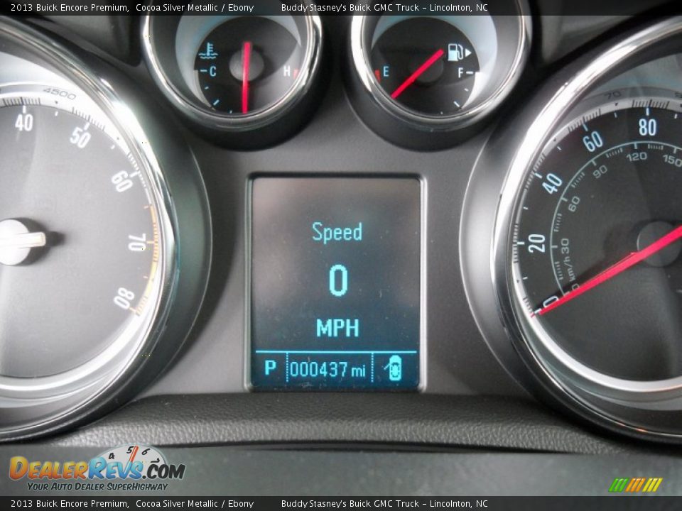 2013 Buick Encore Premium Cocoa Silver Metallic / Ebony Photo #27