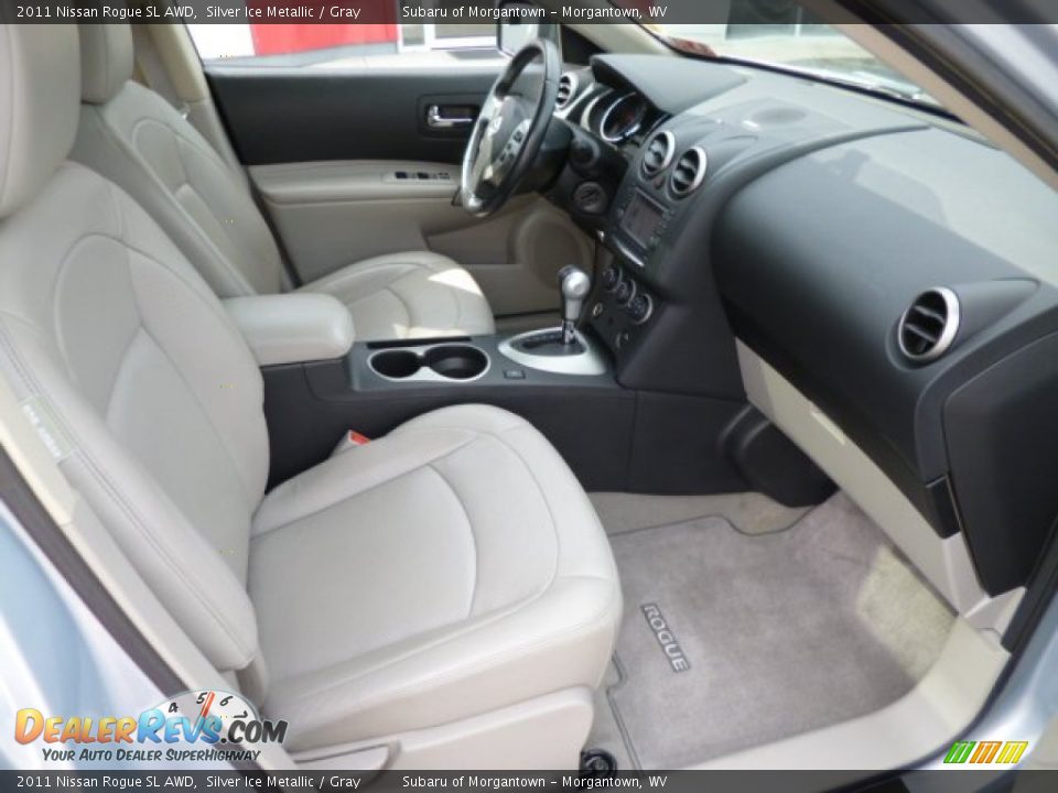 2011 Nissan Rogue SL AWD Silver Ice Metallic / Gray Photo #4