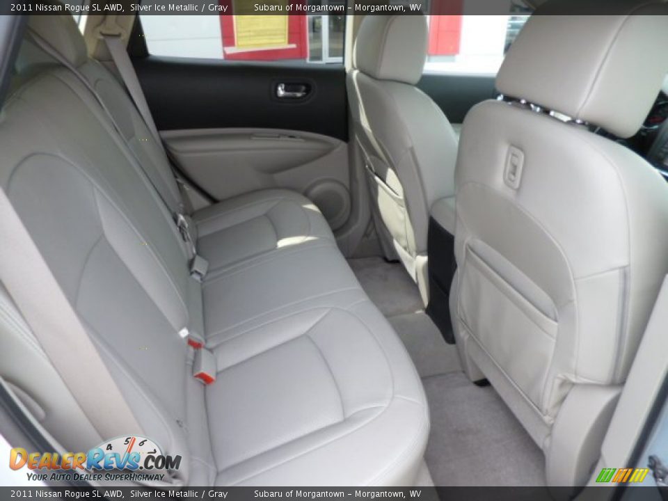 2011 Nissan Rogue SL AWD Silver Ice Metallic / Gray Photo #6