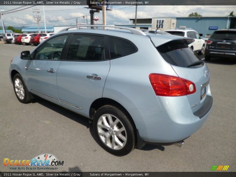 2011 Nissan Rogue SL AWD Silver Ice Metallic / Gray Photo #8