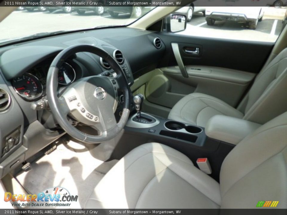 2011 Nissan Rogue SL AWD Silver Ice Metallic / Gray Photo #15