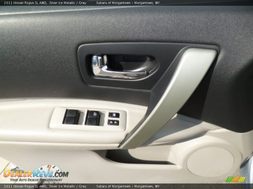 2011 Nissan Rogue SL AWD Silver Ice Metallic / Gray Photo #16