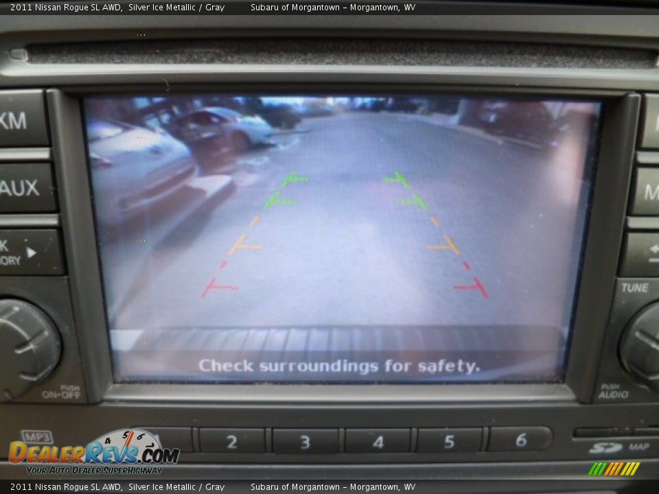 2011 Nissan Rogue SL AWD Silver Ice Metallic / Gray Photo #18