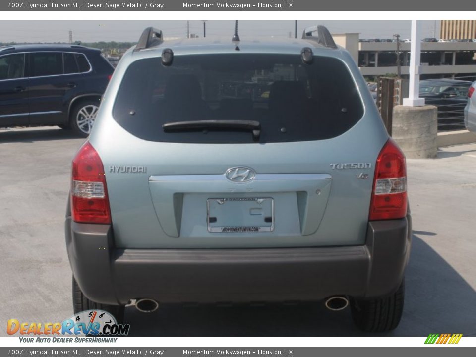 2007 Hyundai Tucson SE Desert Sage Metallic / Gray Photo #8