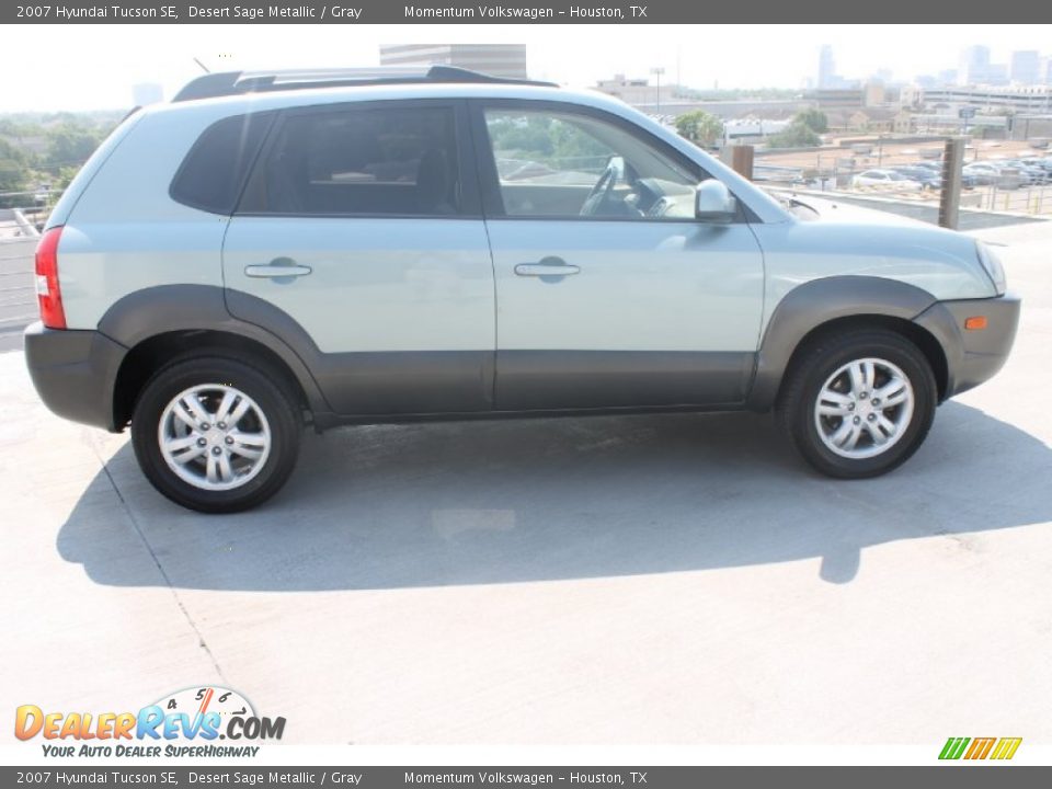 2007 Hyundai Tucson SE Desert Sage Metallic / Gray Photo #11
