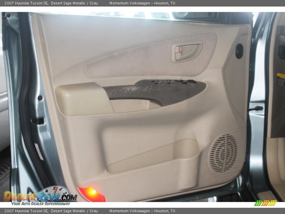 2007 Hyundai Tucson SE Desert Sage Metallic / Gray Photo #13