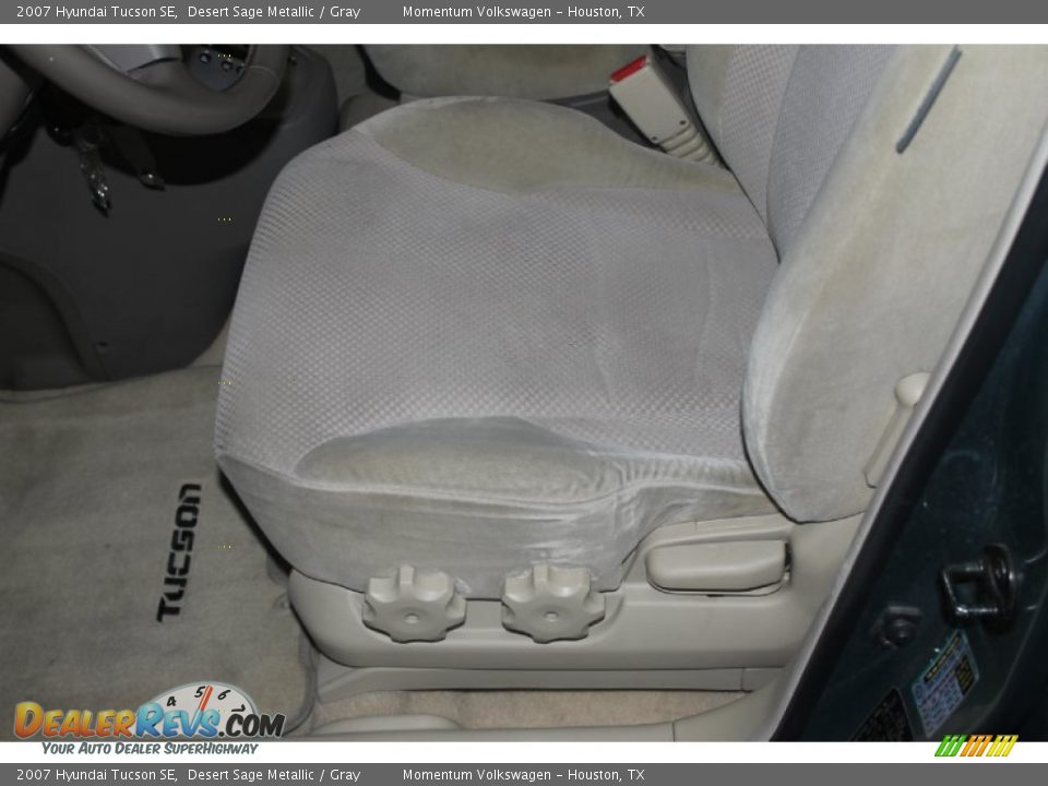 2007 Hyundai Tucson SE Desert Sage Metallic / Gray Photo #14